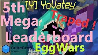 【Today's Victim Leaderboard player】EggWars CubeCraft bedrock minecraft PVP server game play Mega