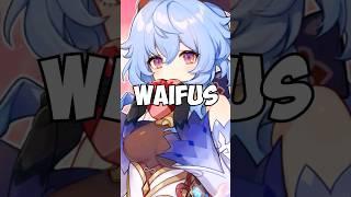 Top 5 BEST WAIFUS In Genshin Impact #shorts