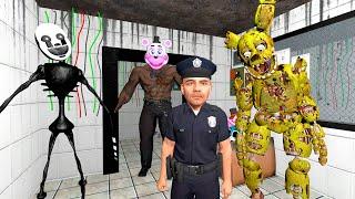 ANIMATRONICS SCARE THE SECURITY GUARD FNAF COOP 1 HOUR ► Garry's Mod