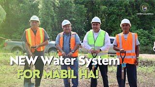 Groundbreaking Ceremony Mabil Ha Village Water Supply System | Belize Press Office