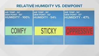 EXPLAINER: Humidity vs. Dewpoint