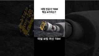 대형 천공기 TBM 핵심 4가지는?