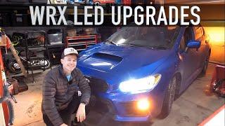 Subaru WRX LED Lighting Upgrades - low beams, high beams & blinkers