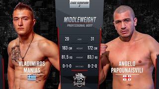 Cage Survivor 2: Vladimiros Manias vs. Angelo Papounaisvili Full Fight