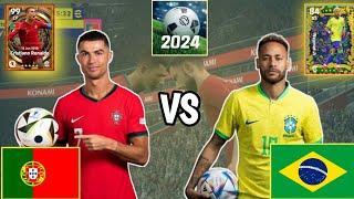 RONALDO-04 vs 00-NEYMAR | PORTUGAL VS  BRAZIL | PORTUGAL Wins | FOOTBALL LEAGUE 2024 |XTREME