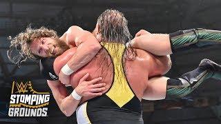 Heavy Machinery overpower Daniel Bryan with a stalling suplex: WWE Stomping Grounds 2019