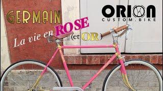 CUSTOM PAINT | Vintage Nord-France | DIY pink and golden restoration w/ Spray.Bike