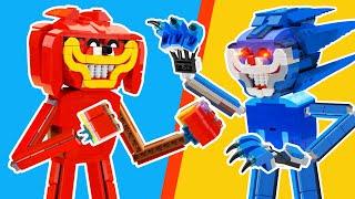 Shin Sonic in LEGO: The Final Battle Between Shin Sonic and Knuckles | FUNZ Bricks