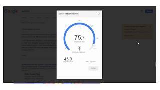 Google Searchbox New Feature - Speedtest -