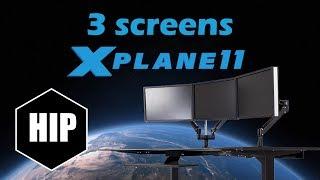 How to setup X-Plane 11 with 3 monitors Tutorial