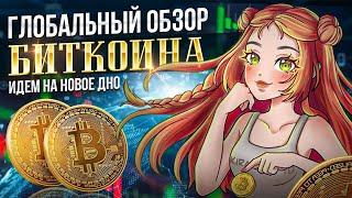 Глобальный обзор Биткоина 30.000. Пошаговый алгоритм поиска сделки, трейдинг криптовалют.