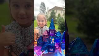 Disney Magnetic Castle for a Queen #shorts Unboxing Toys