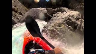 Kayak dans les alpes