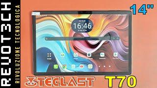 TECLAST T70: il Tablet da 14" e Android 14 Ideale per il Multimedia - Review