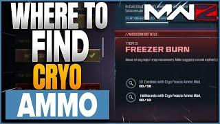 Where To Get More Cryo Ammo For Freezer Burn Mission In COD Modern Warfare 3 Zombies MWZ