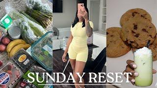 SUNDAY RESET: meal prep + weekly planning routine