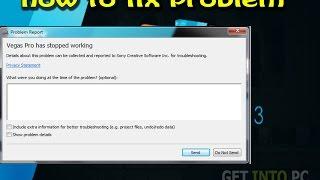 how to fix error sony vegas pro 13 on windows 10 "