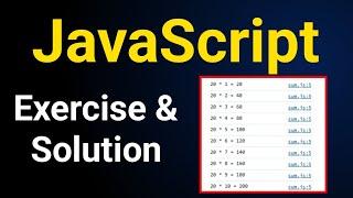 Program to create Table of any Numbers in JavaScript | JavaScript Tutorial [Bangla] #javascript