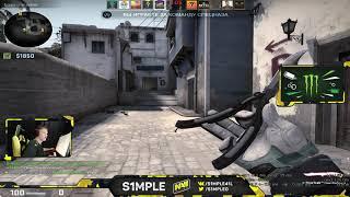 CS:GO - s1mple plays FPL on Mirage 26.03.2018.