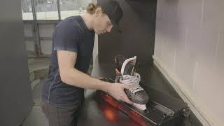 Sharpening Skates With Patrick Kane and the Sparx Skate Sharpener