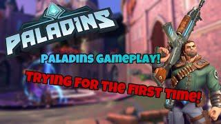 Trying Paladins! | Paladins | Victory in Team Match!