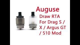 momovaping.com: Auguse Draw 4ml RTA For Drag S / Drag X / Argus Gt / ....