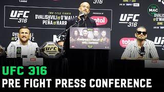 UFC 316: Press Conference (FULL) Sean O'malley vs Merab Dvalishvili