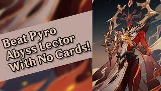 Beat Pyro Abyss Lector Without Using Any Card - Genshin Impact TCG