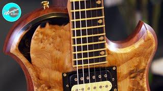 The COOLEST Looking Burl Wood Top Guitar I’ve Ever Made - Custom Build