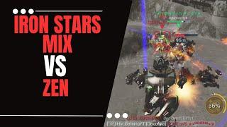  Iron Stars Mix vs Zen Clan Battle : War Robots WR