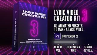 Lyric Video Creator Kit 3