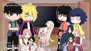 Boruto characters react to: Sakura Haruno|•yousra•|