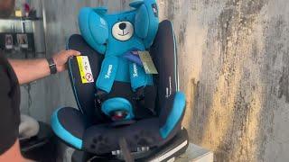 Yoyko Baby Car Seat: 360 Degree Rotation and #isofix #yoyko #review #babyseat