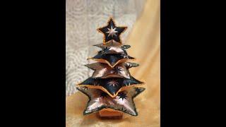 Мастер-класс/Новогодняя ёлочка из ткани своими руками/Handmade Christmas tree/DIY