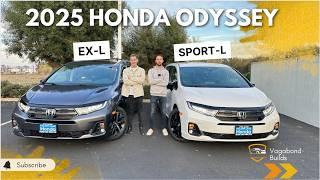 2025 Honda Odyssey EX-L vs Sport-L. What are the differences?