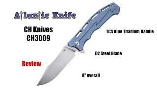 CH Knife 3009 Titanium Folding Knife Review | Atlantic Knife Reviews 2019