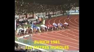 Renaldo Nehemiah-110m Hurdles WR,Zurich,1981