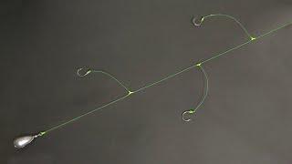 How to Tie No Tangle 3 Hook Fishing Line