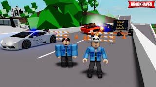 Otoyol Kazası! Trafik Polisi Olduk - Roblox Brookhaven