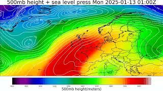 UK weather forecast two week outlook -  GFS Run: 2025-01-07 00z