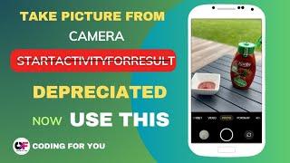 Upload Image Using Camera | Get Image From Camera | Take Image From Camera in Android Studio