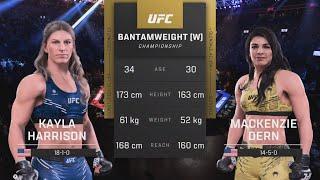 Kayla Harrison vs Mackenzie Dern – UFC 5 Women’s Grappling Showdown