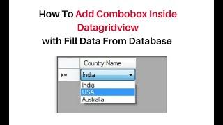 Winforms how to add and bind combobox inside datagridview c#4.6