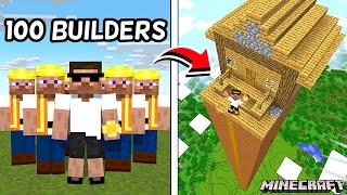 I Hired Builders to Make Tallest House in Minecraft 