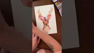 How to paint deer
