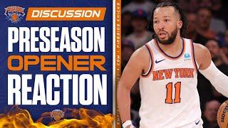 Knicks win preseason opener over Charlotte Hornets! | Reaction & Takeaways