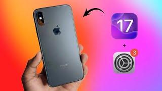 New update for iPhone X (iOS 17) || How to update iPhone X on iOS 17