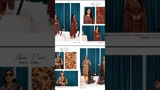 *-MOST DEMANDED ARTICLE LONCH ALHAMDULLAH  ZESH PRINTED UNSTITCH 3 PC LAWN COLLECTION  ORAGINAL