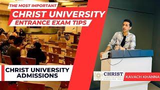 Most Important Tips for Christ University Entrance Test 2025