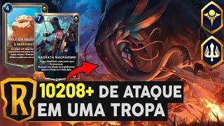 MAIOR DANO DO LOR (10400+) - QUEBRAMOS O JOGO | NIDALEE DECK | LEGENDS OF RUNETERRA